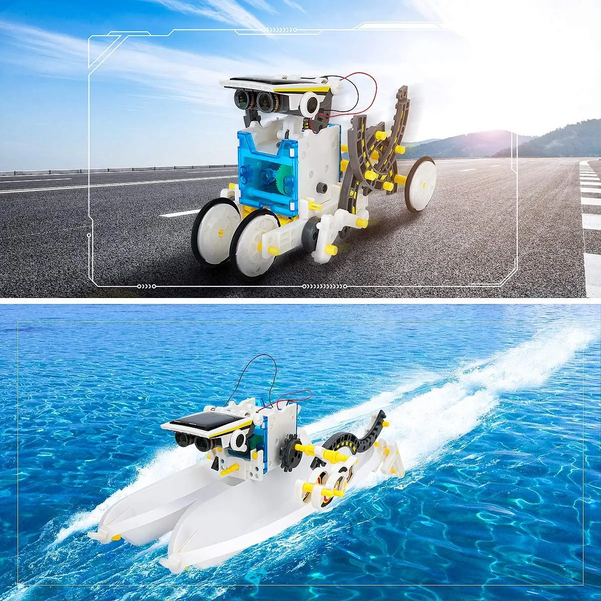 Stem Solar Robot Kit For Kids - 子供のためのソーラーロボットおもちゃキット,科学技術,学習,宇宙飛行士,宇宙,科学,教育玩具