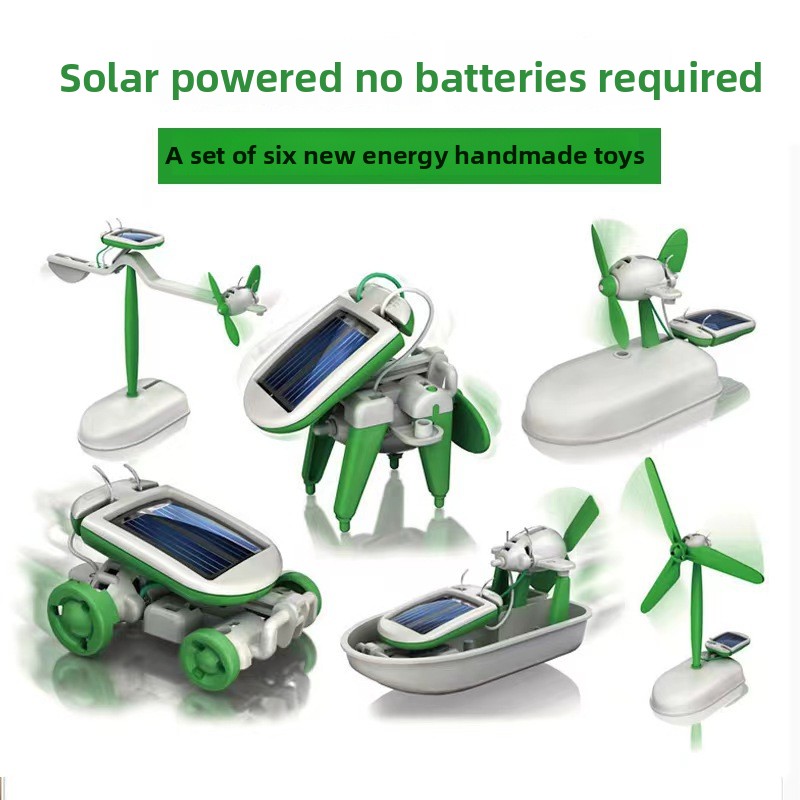 Stem Solar Robot Kit For Kids - ロボットキット 6 in 1 DIY ソーラーロボット