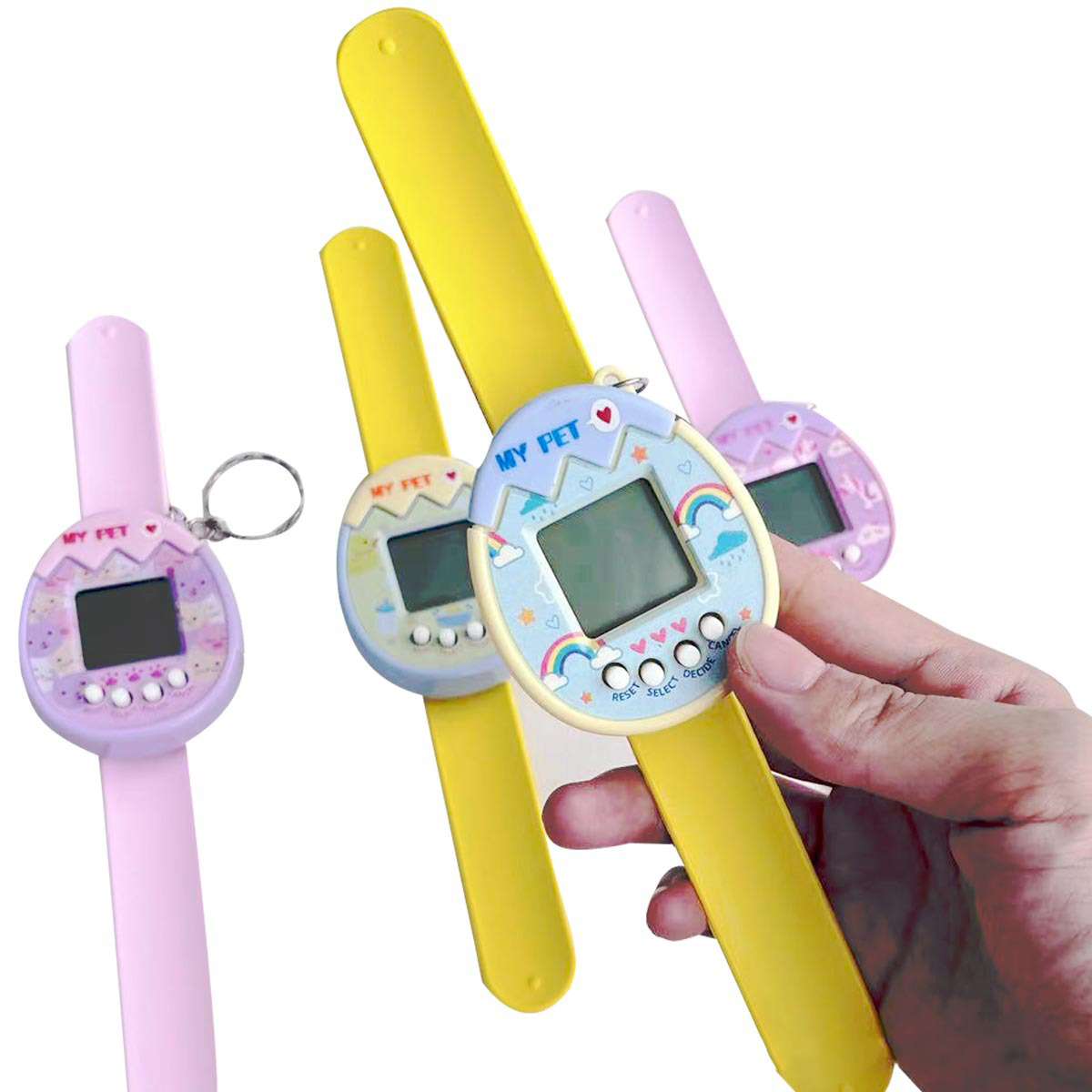 Tamagotchi Electronic Pet Virtual - タマゴッチ-電子ペット時計,160クラシック,仮想サイバーゲーム,デジタル,ノスタルジックな動物のおもちゃ,パームゲーム,ギフト