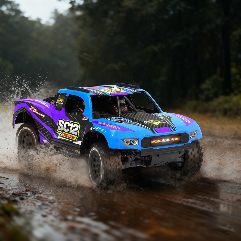 Rc Drift Car 1 24 Scale 4Wd - ZDレーシング RCリモートコントロールカー SC12 1/12スケール ブラシレス 4WD