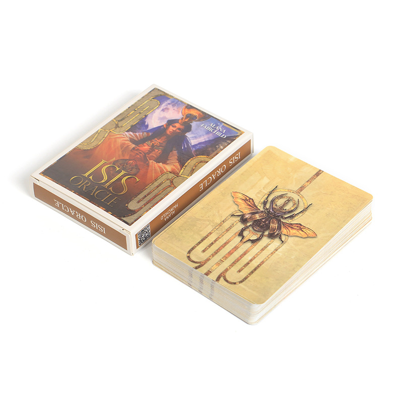 Tarot Cards Deck With Guidebook - ISISオラクルカード タロットカードゲーム タロットデッキ ガイドブック付き ボードゲーム 大人向け
