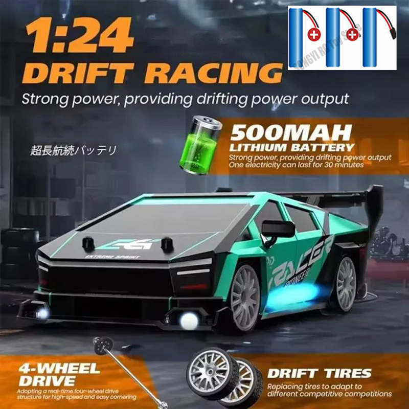 Rc Drift Car 1 24 Scale 4Wd - リモコンカー RC ドリフト 2.4GHz 1:24 スケール