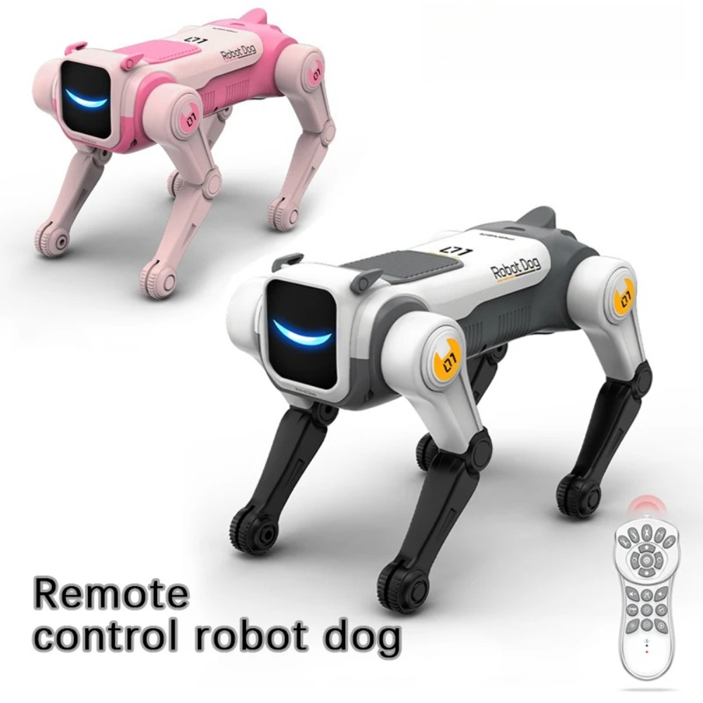 Remote Control Toys - スマートリモコン操作ロボット犬 バイオニックモデル メカニカルドッグ 音声制御電動おもちゃ 誕生日プレゼント