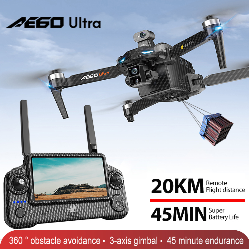 Fpv Brushless Rc Drone 4K - AE60 GPSドローン プロフェッショナル 8Kカメラ 3軸ジンバル 空撮FPV