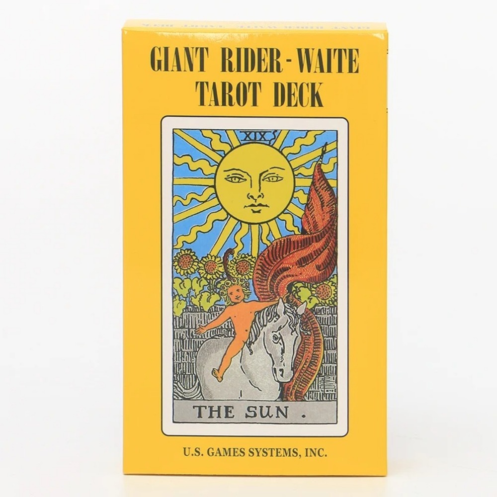 Tarot Cards Deck With Guidebook - 10*17.3 センチメートルラージクラシックライダーウェイトタロットデッキ 78 枚カード初心者向けガイドブック付き