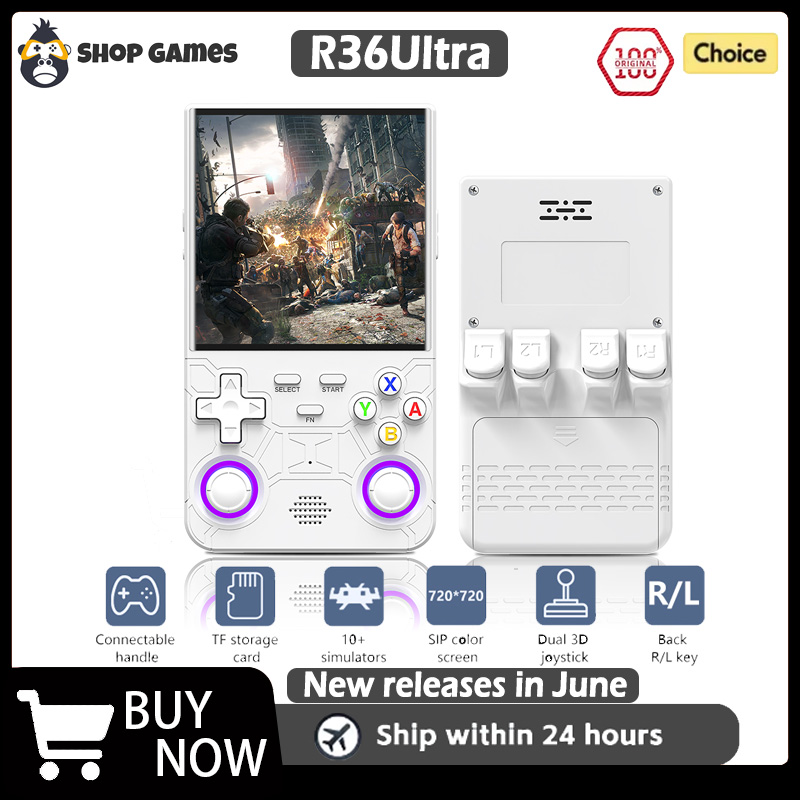 Retro Handheld Game Console R36S - R36ウルトラオープンソースR36SビデオゲームコンソールLinuxシステム4.0インチIPSスクリーンポータブルポケットビデオプレーヤー64Gベストゲーム