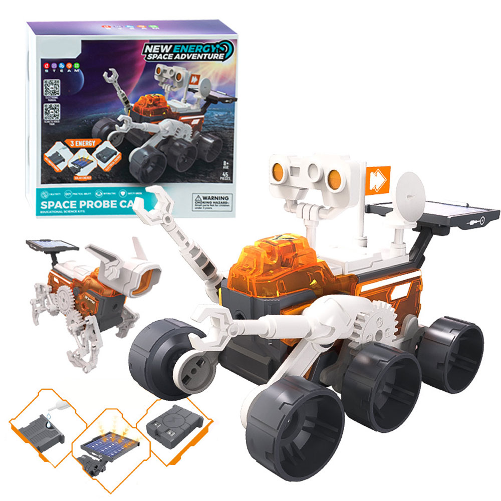Stem Solar Robot Kit For Kids - 太陽光発電 STEM ロボット犬キット探査車 DIY 手作り組立科学おもちゃ面白い子供のクリスマスギフト VG229