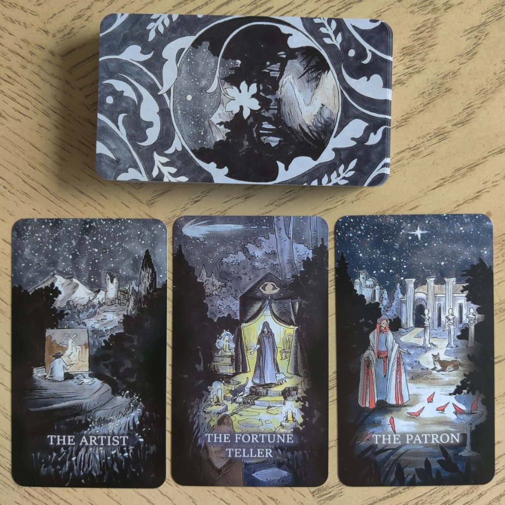 エンドレスなオラクルの手描きのミリオラマカード、デッキ、9x - Tarot Cards Deck With Guidebook のレビューと価格