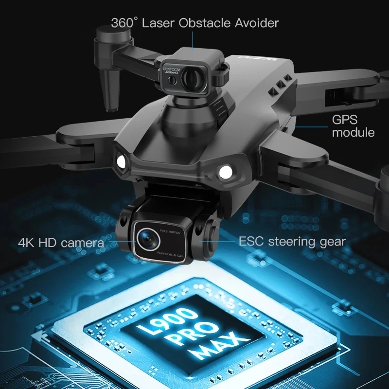 L900 Pro MAX GPS ドローン 4K プロフェッ - Fpv Brushless Rc Drone 4K のレビューと価格