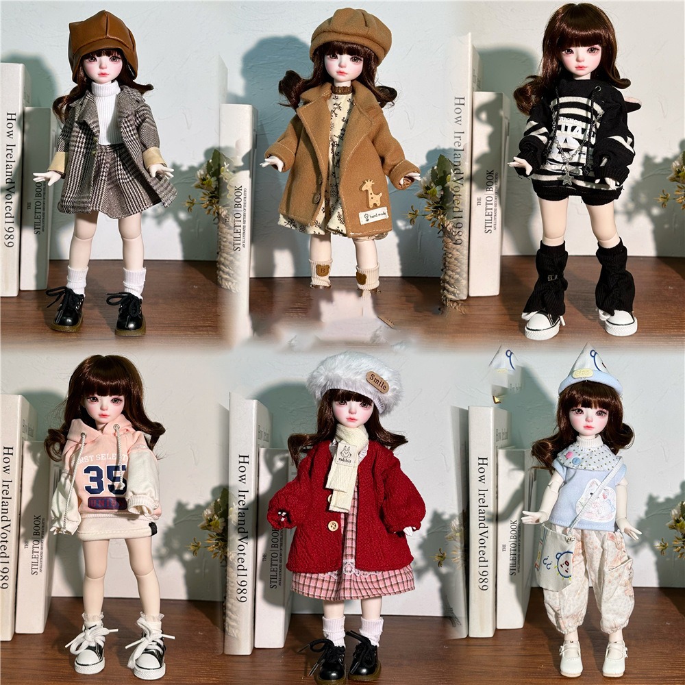1/6 BJD 人形ドレス人形ファッション 30 センチメー - Bjd Doll 1 6 Full Set With Clothes のレビューと価格