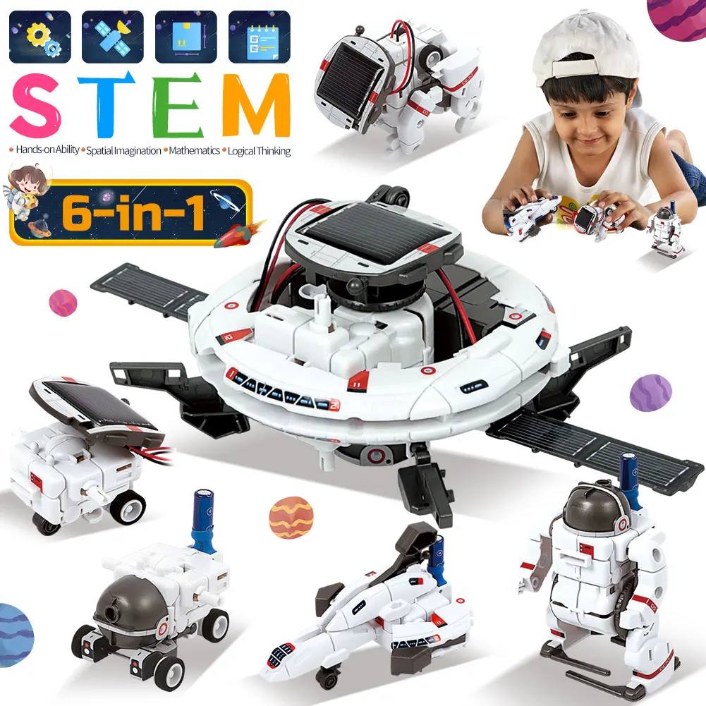 子供のためのソーラーロボットおもちゃキット,科学技術,学習, - Stem Solar Robot Kit For Kids のレビューと価格