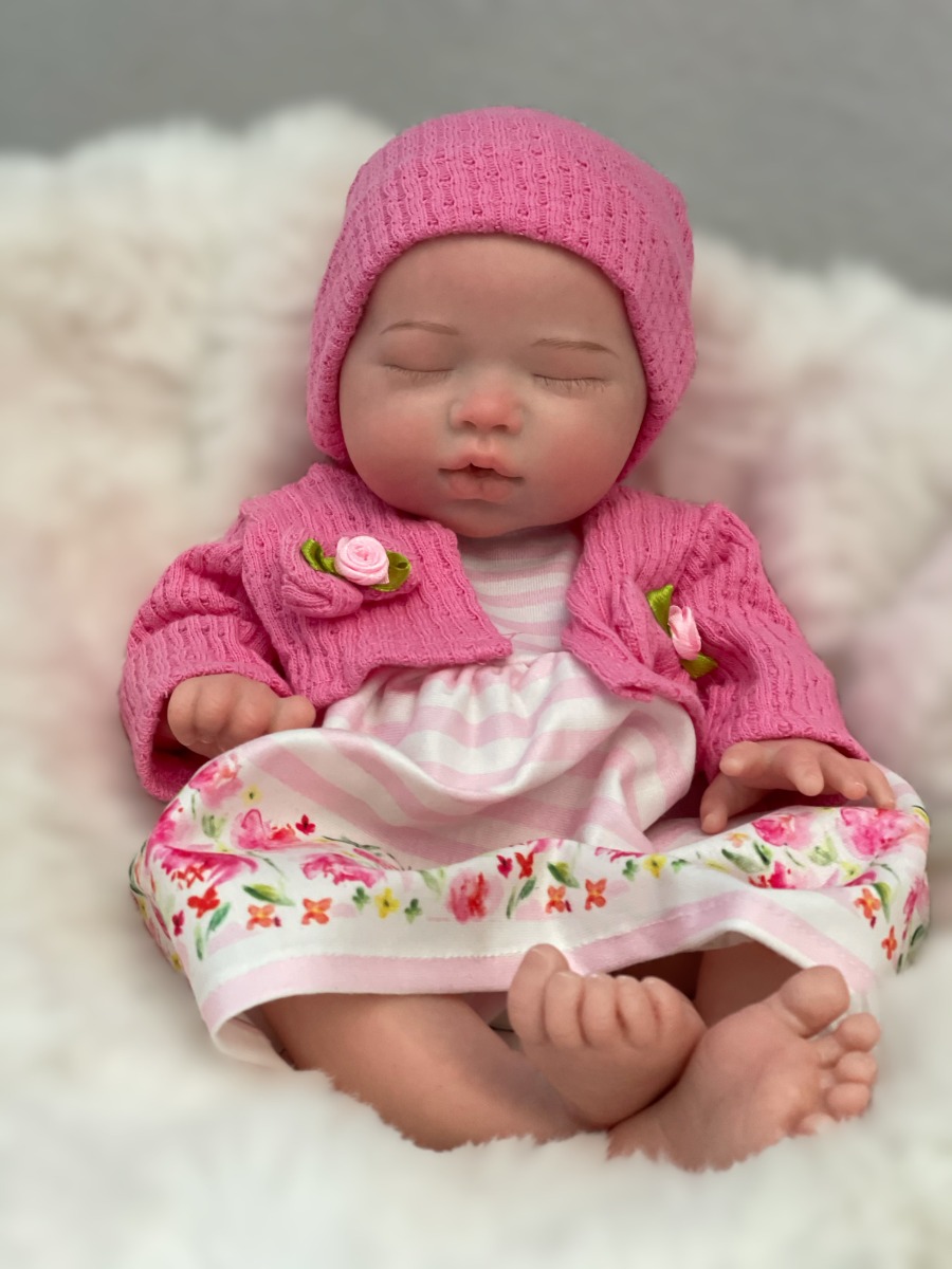 13.7インチ（35cm）全身ソフトシリコン新生児女の子リボ - Reborn Baby Doll Silicone Realistic のレビューと価格
