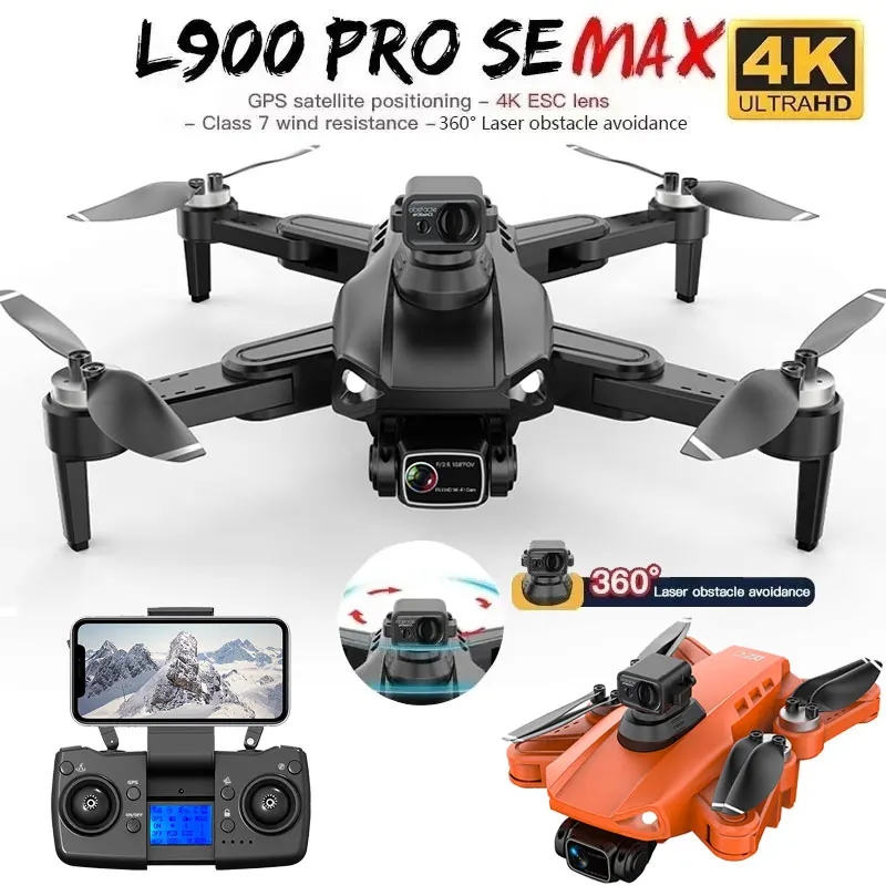 L900-プロのデュアルhdカメラを搭載したリモートコントロ - Fpv Brushless Rc Drone 4K のレビューと価格