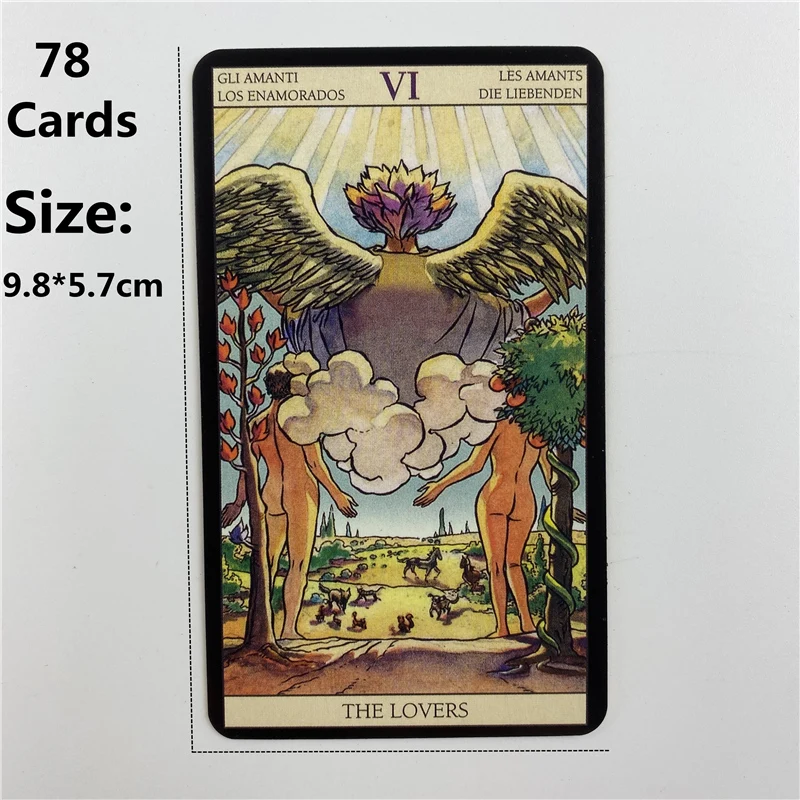 メタルボックス金メッキ版バックライダータロットカードデッキ（ - Tarot Cards Deck With Guidebook のレビューと価格