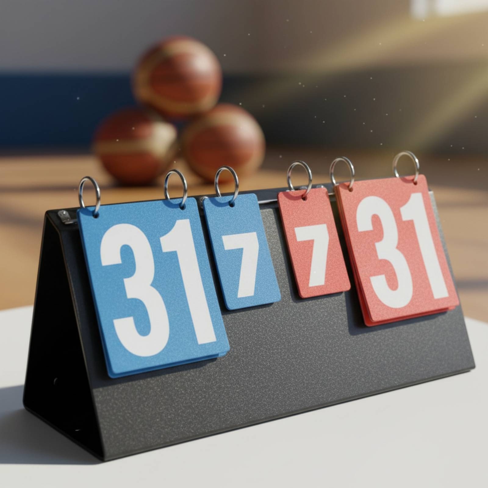 ポータブルフリップスコアボード マルチスポーツフリップスコア - Board Games のレビューと価格