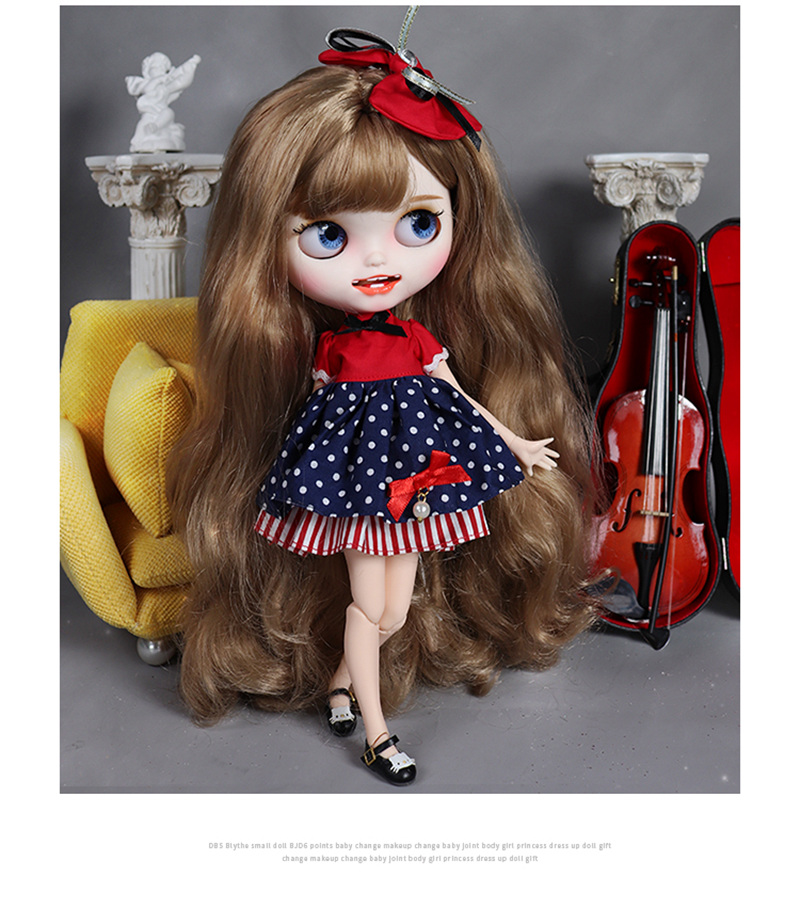 ブライスドール 1/6 BJD 可動式ボディ マットフェイス - Bjd Doll 1 6 Full Set With Clothes のレビューと価格