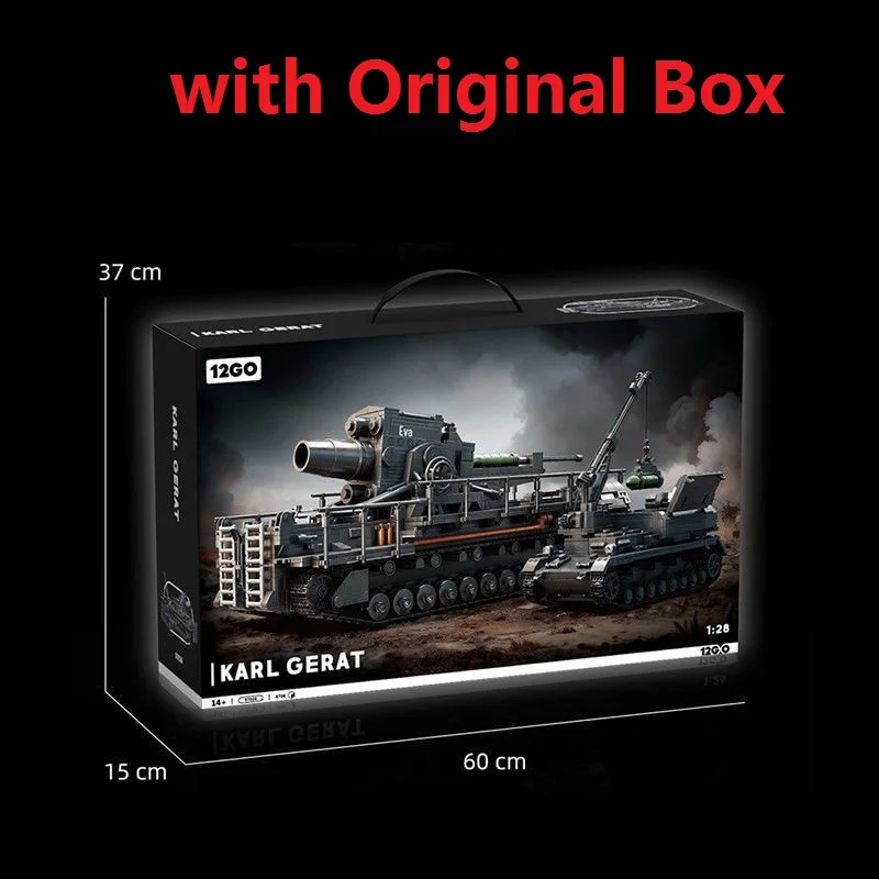 12GO 97026 4706ピース ミリタリー カール迫撃 - Lego Compatible Military Tank のレビューと価格
