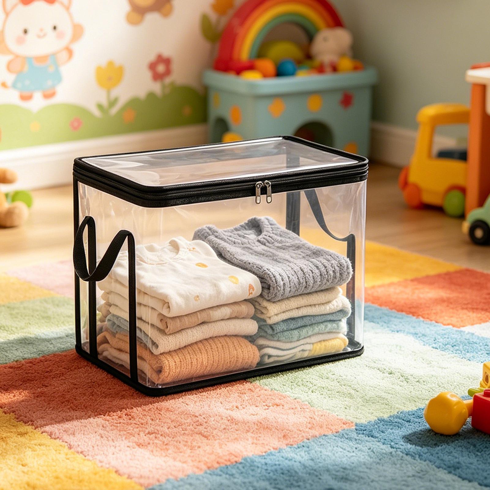 おもちゃ収納バッグ透明オーガナイザー2ピースおもちゃ収納箱ぬ - Building Blocks のレビューと価格