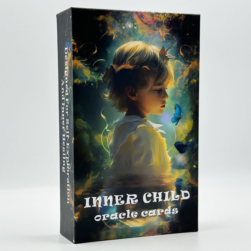 インナーチャイルドオラクルカード、タロットカード、インナーヒ - Tarot Cards Deck With Guidebook のレビューと価格