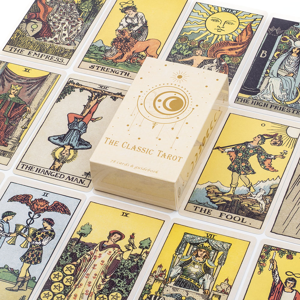 初心者のための古典的なタロットボードゲーム,ガイドブックと美 - Tarot Cards Deck With Guidebook のレビューと価格