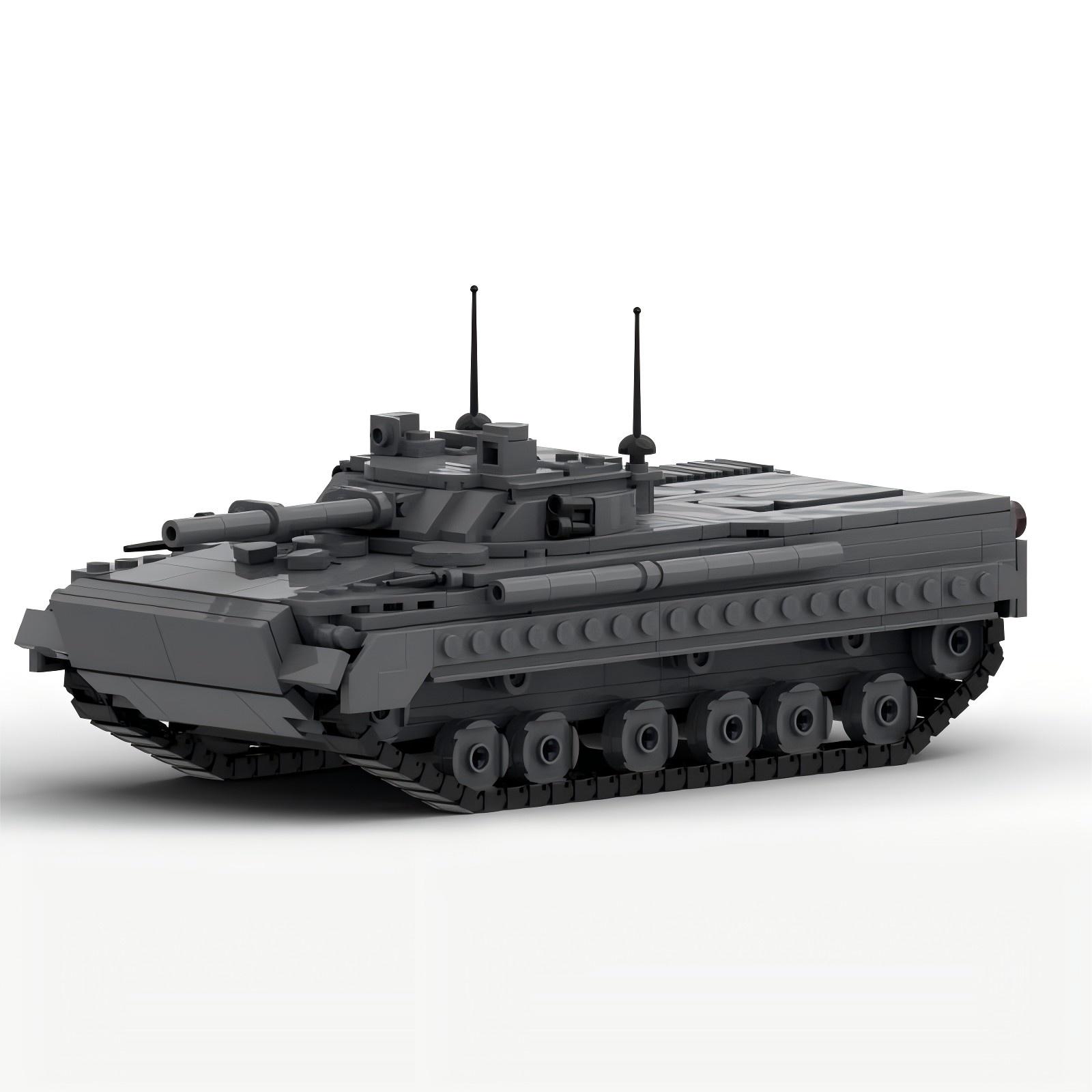 軍事戦争シリーズ陸軍トラック装甲車両ビルディングブロック M - Lego Compatible Military Tank のレビューと価格