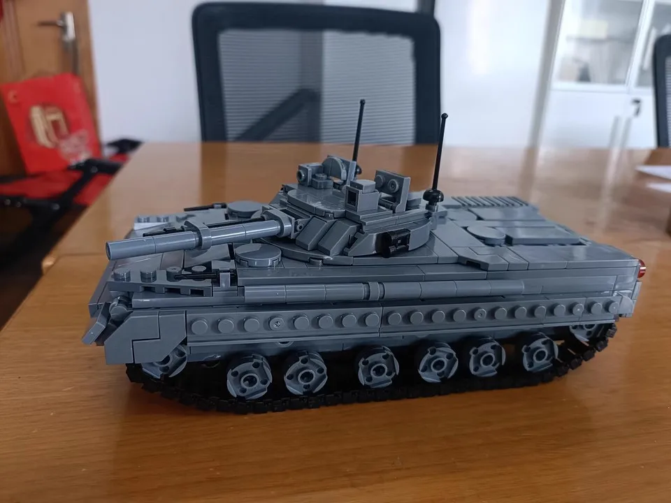 軍事戦争シリーズ陸軍トラック装甲車両ビルディングブロック M - Lego Compatible Military Tank のレビューと価格