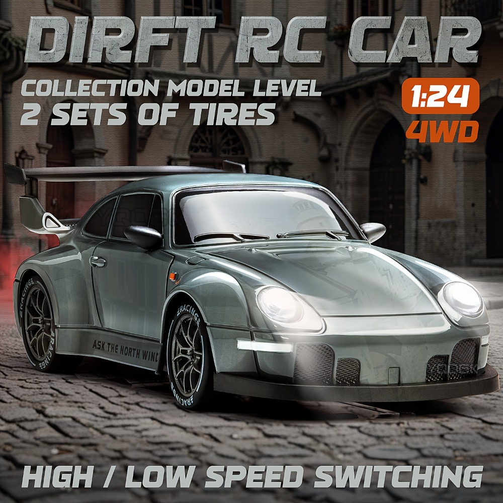 2.4GリモコンRCドリフトレーシング1:24スケールRCカ - Rc Drift Car 1 24 Scale 4Wd のレビューと価格