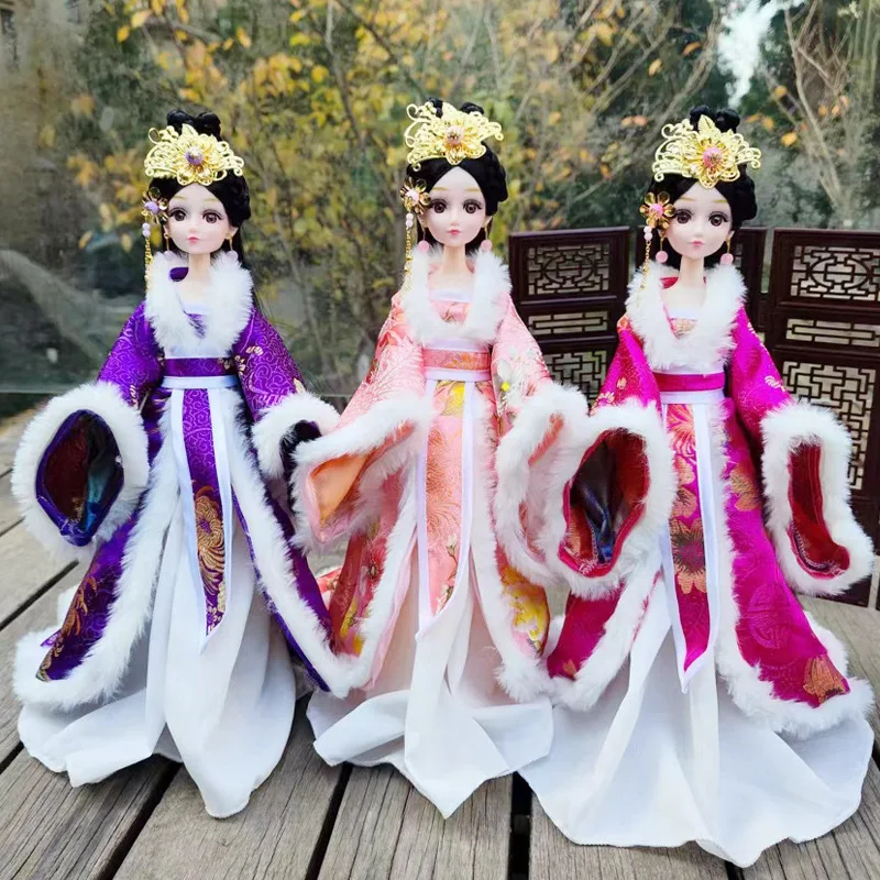 女の子のための古代の衣装セット,bjd人形,着替えおもちゃ, - Bjd Doll 1 6 Full Set With Clothes のレビューと価格