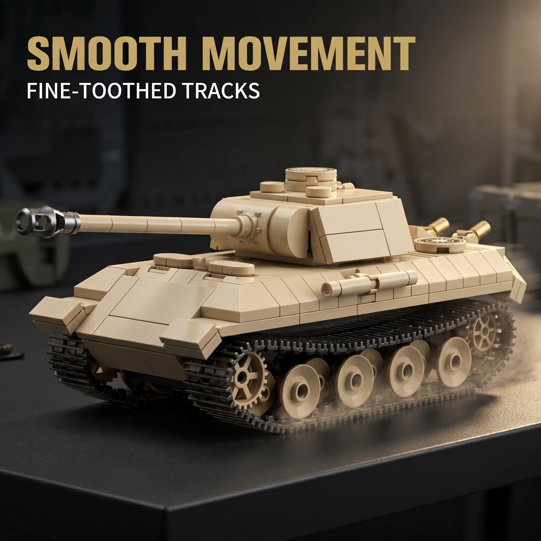 MOCパンサーV戦車タイガーI KV-I M4シャーマン戦闘 - Lego Compatible Military Tank のレビューと価格