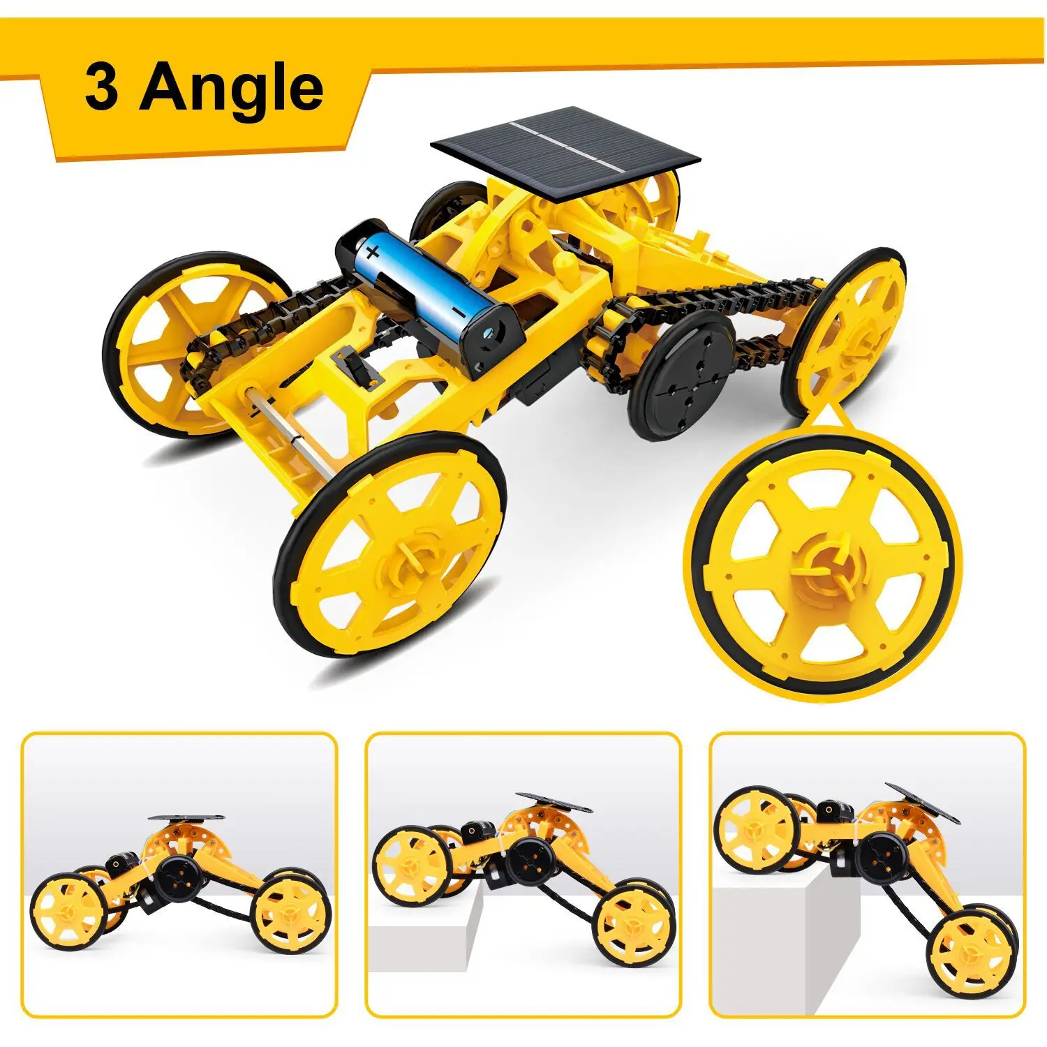 ソーラーおもちゃ小説子供のおもちゃ組み立てキット DIY ロ - Stem Solar Robot Kit For Kids のレビューと価格