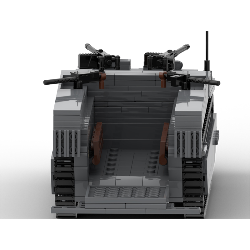 LVT-4現代軍用戦車モデルMOC組み立てブロック戦争装備モ - Lego Compatible Military Tank のレビューと価格
