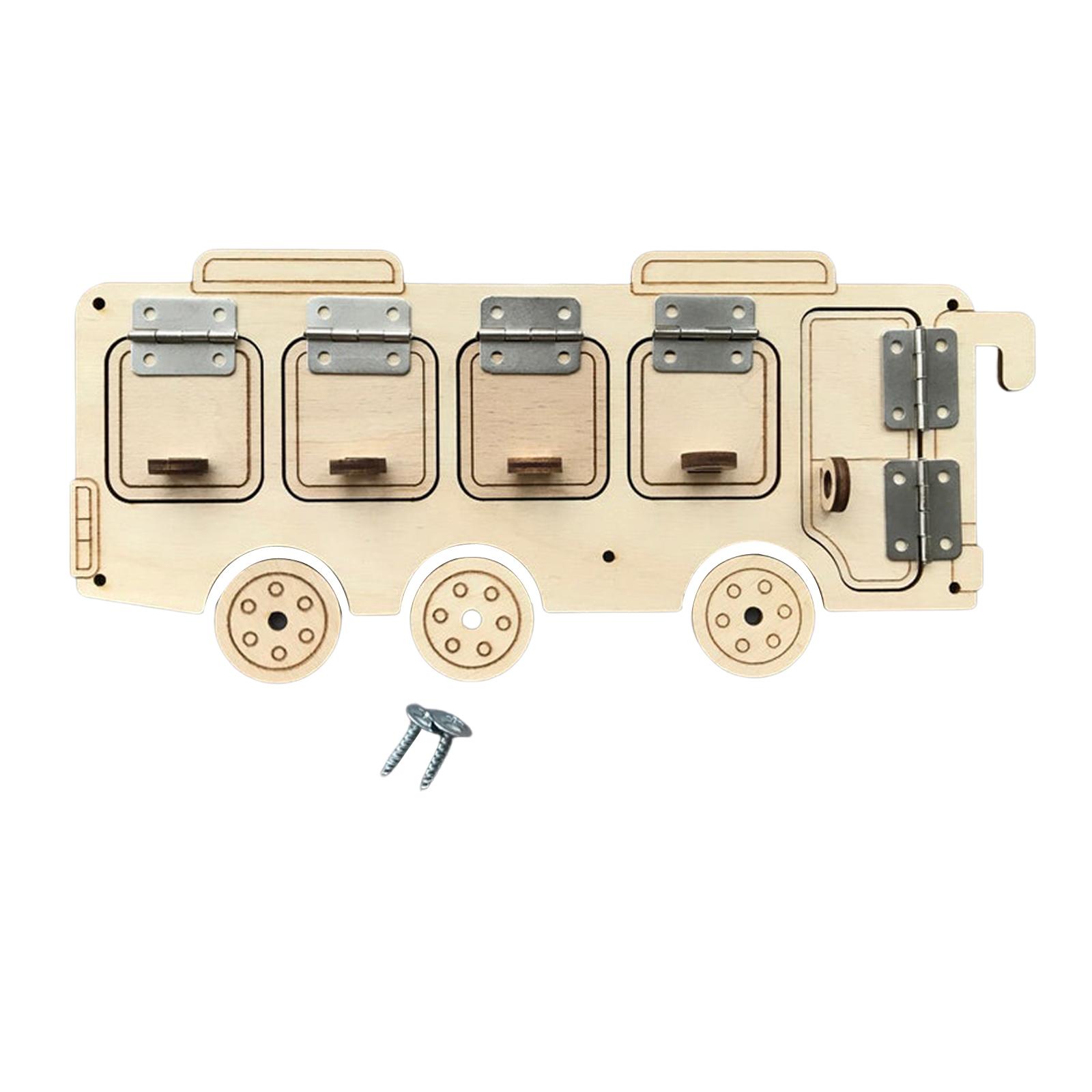 木製ビジーボードパーツ モンテッソーリ感覚玩具 DIY教育学 - Montessori Wooden Busy Board Toddler のレビューと価格