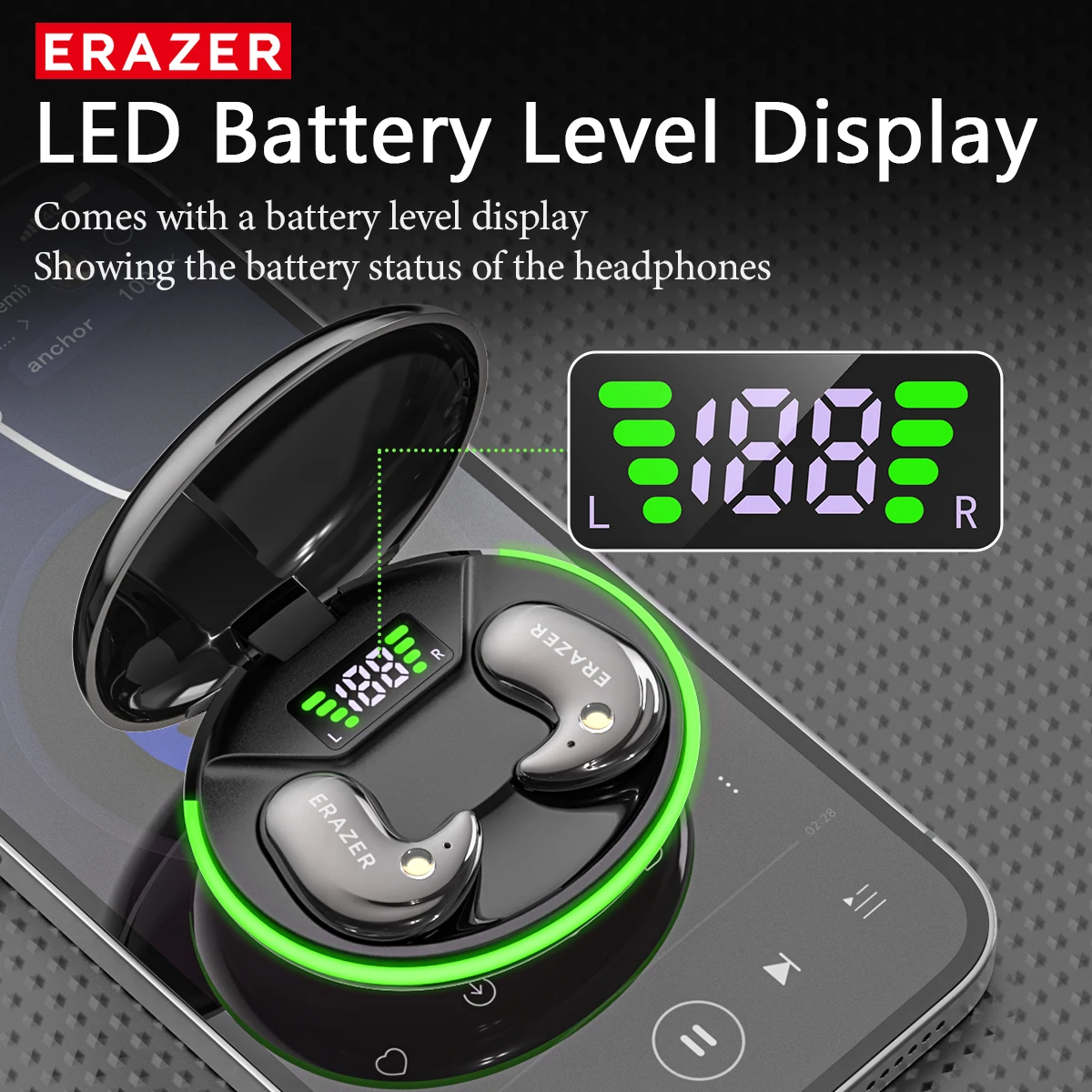 EARZER XF58 インイヤー型Bluetoothヘッド - Video Games のレビューと価格