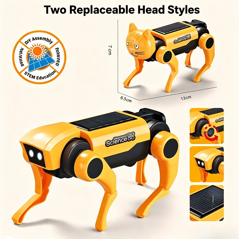 DIY 太陽光発電歩行機械犬組み立てキット子供 STEM 教 - Stem Solar Robot Kit For Kids のレビューと価格
