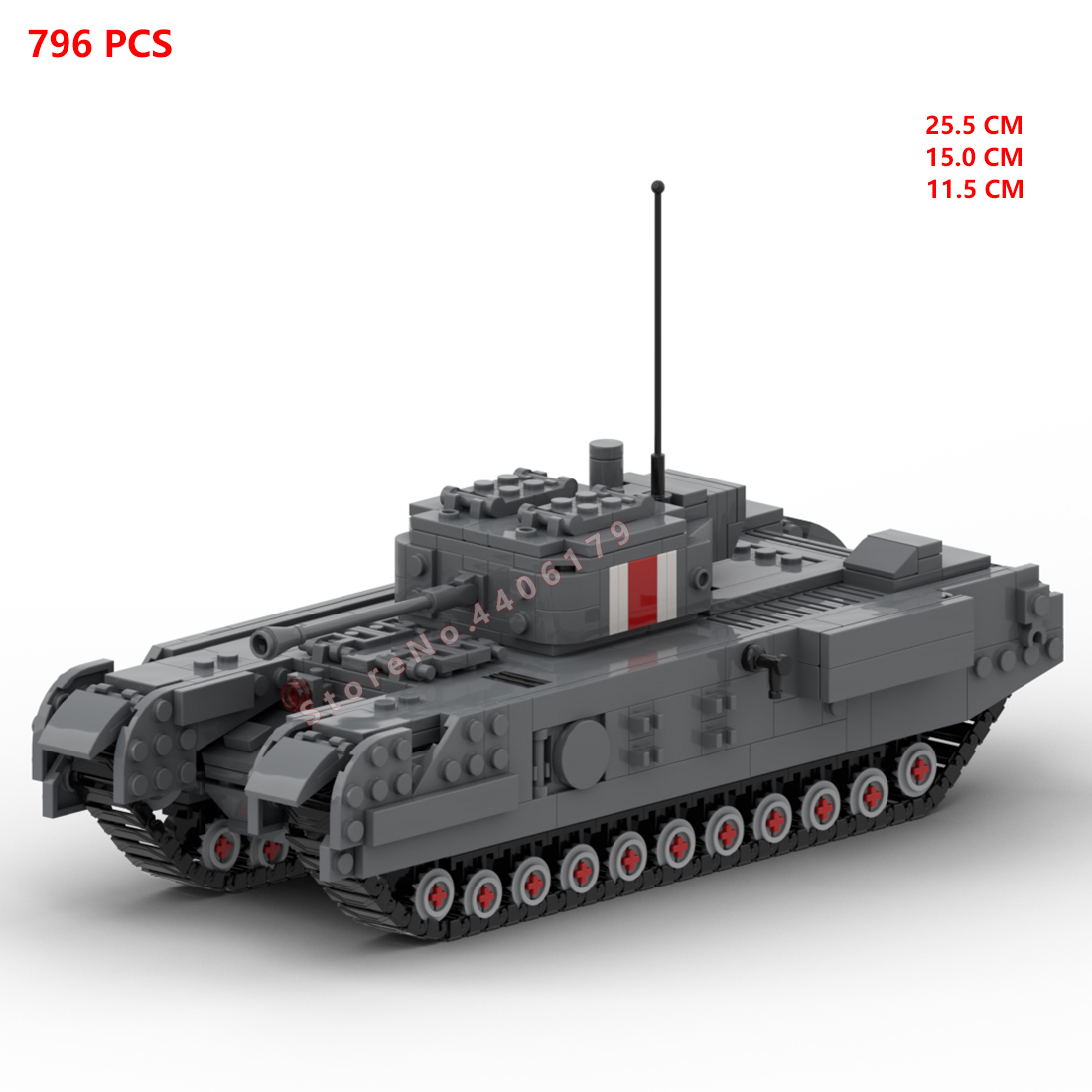 第二次世界大戦の軍事兵器,英国軍,チャーチル,歩兵戦車,北ア - Lego Compatible Military Tank のレビューと価格