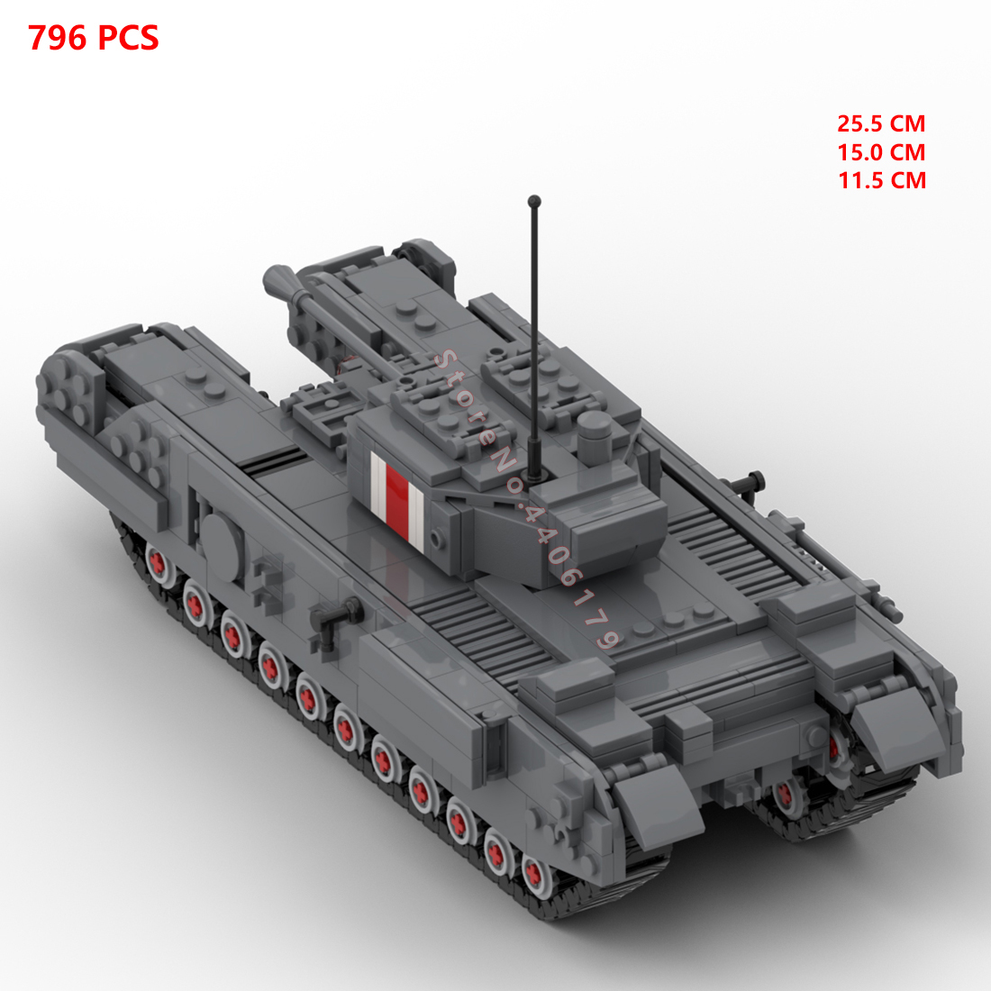 第二次世界大戦の軍事兵器,英国軍,チャーチル,歩兵戦車,北ア - Lego Compatible Military Tank のレビューと価格