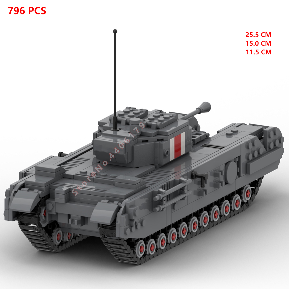 第二次世界大戦の軍事兵器,英国軍,チャーチル,歩兵戦車,北ア - Lego Compatible Military Tank のレビューと価格