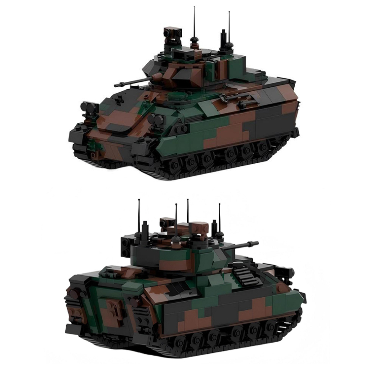 MOC ミリタリーシリーズ 装軌式装甲偵察車両 ブロックセッ - Lego Compatible Military Tank のレビューと価格