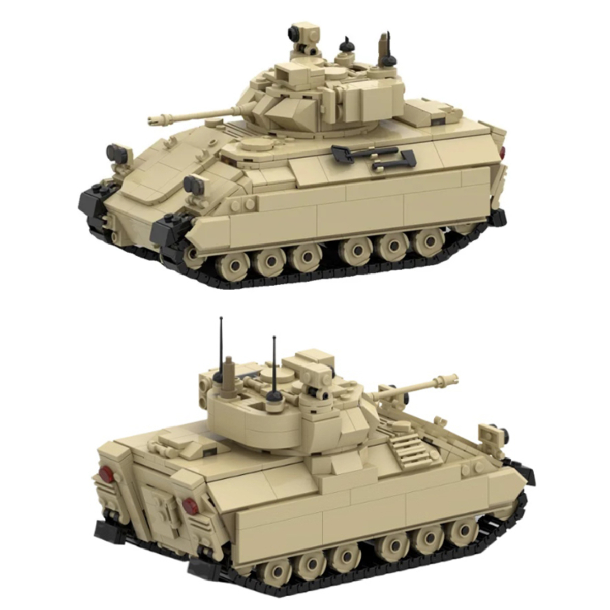 MOC ミリタリーシリーズ 装軌式装甲偵察車両 ブロックセッ - Lego Compatible Military Tank のレビューと価格