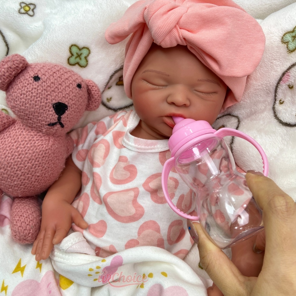 18インチの洗えるシリコン製リボーンドール、リアルな肌の血管 - Reborn Baby Doll Silicone Realistic のレビューと価格
